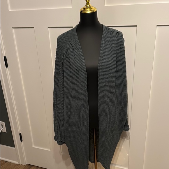 Merokeety Sweaters - Women's Gray Open-Front Sweater